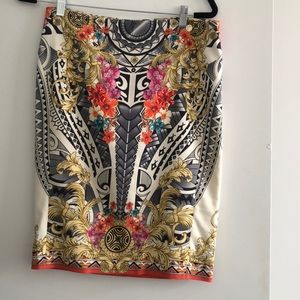 Multi coloured Versace skirt